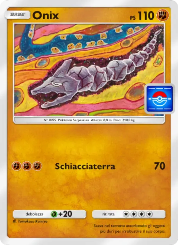 Onix card in Italian
