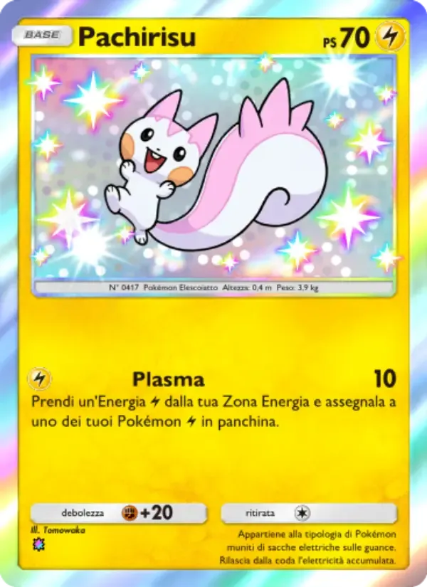Pachirisu card in Italian