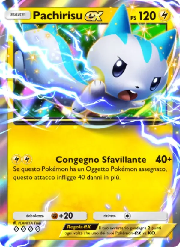 Pachirisu ex card in Italian