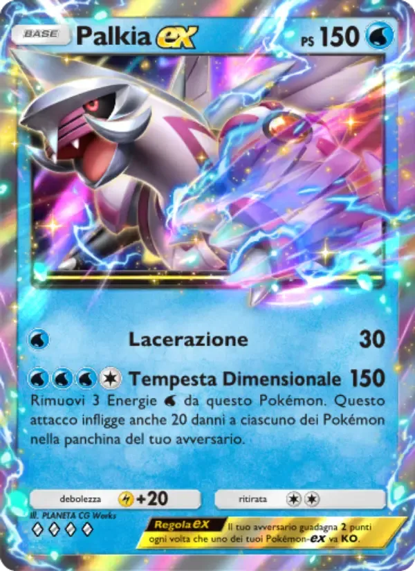 Palkia ex card in Italian