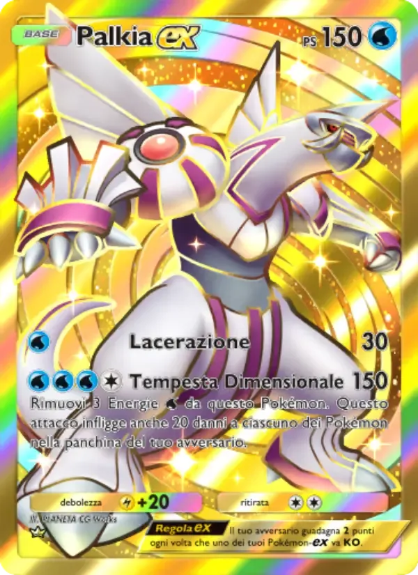 Palkia ex card in Italian