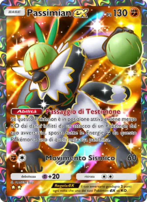 Passimian ex card in Italian