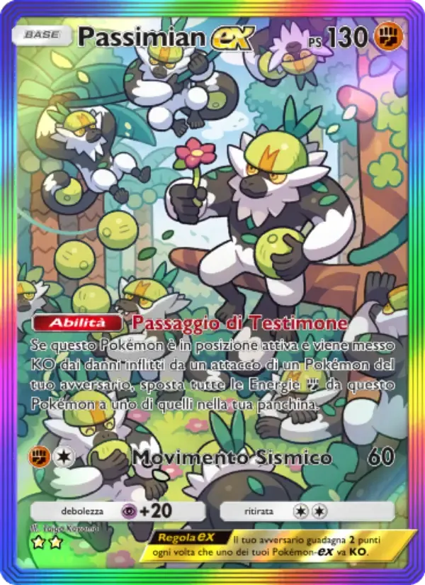 Passimian ex card in Italian