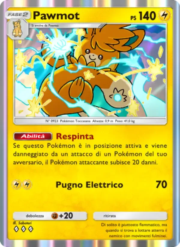 Pawmot card in Italian