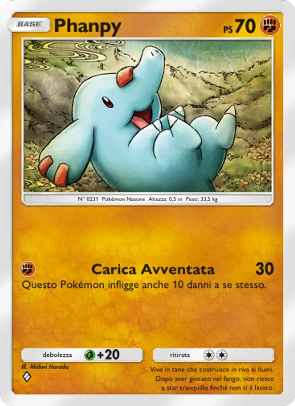 Phanpy card in Italian