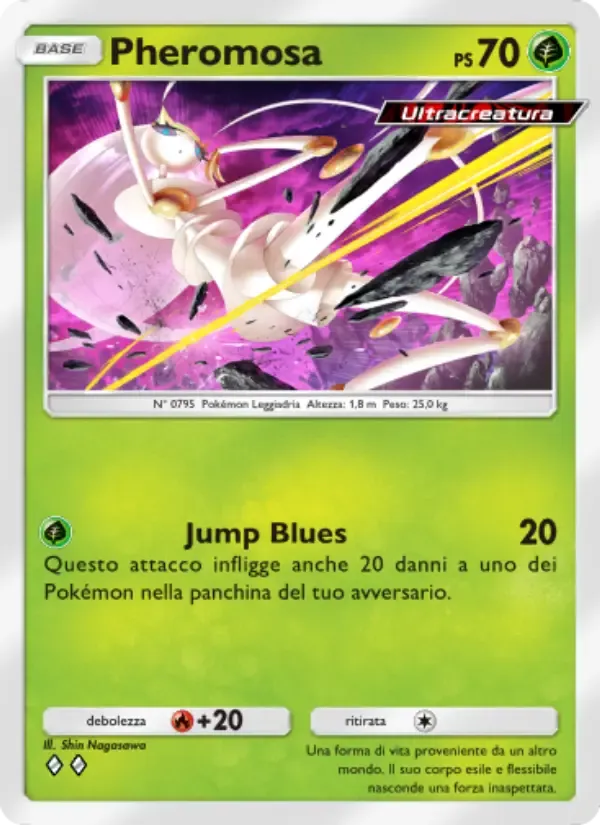 Pheromosa card in Italian