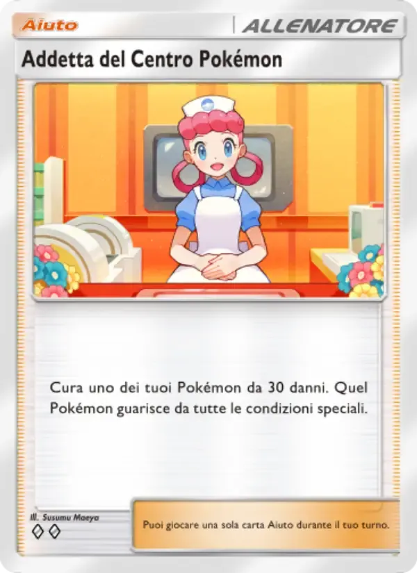 Pokémon Center Lady card in Italian