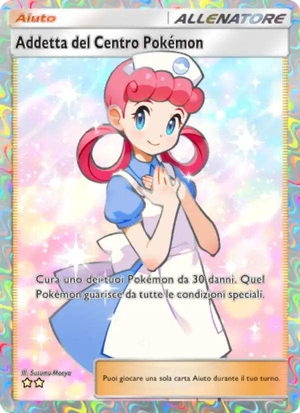 Pokémon Center Lady card in Italian
