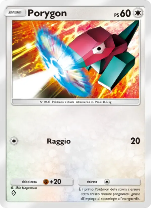 Porygon card in Italian