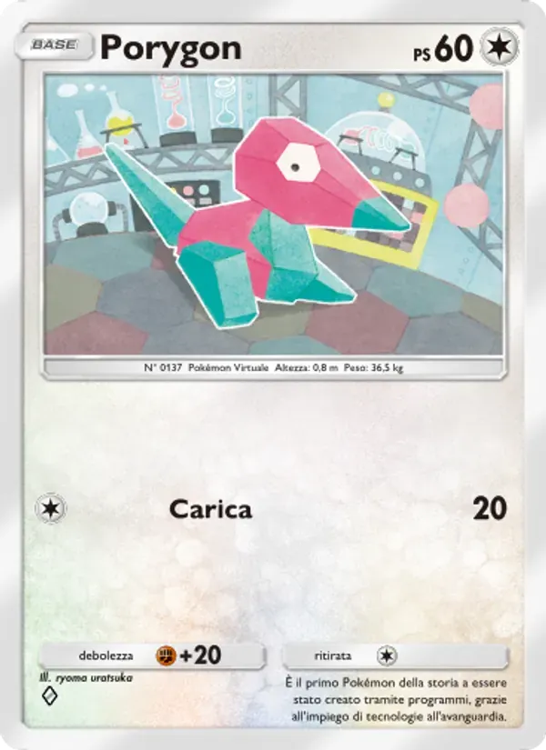 Porygon card in Italian