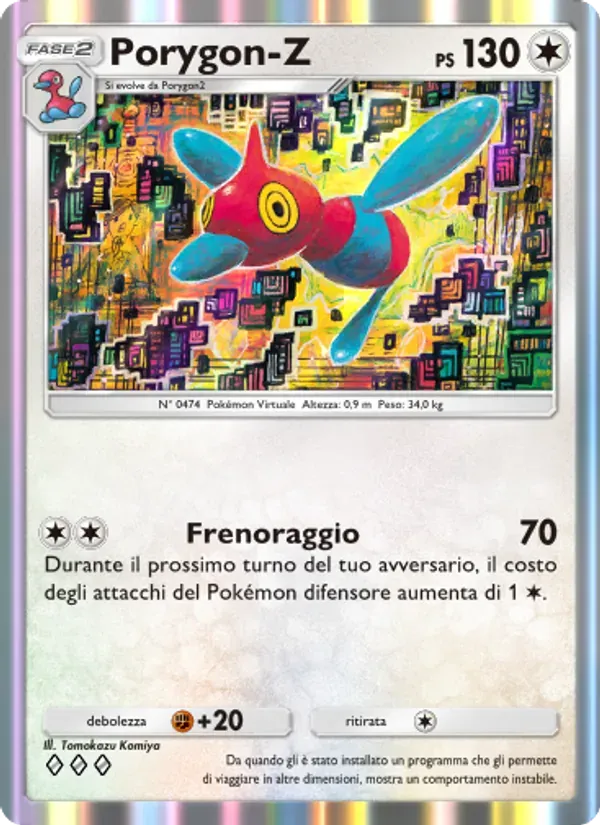 Porygon-Z card in Italian