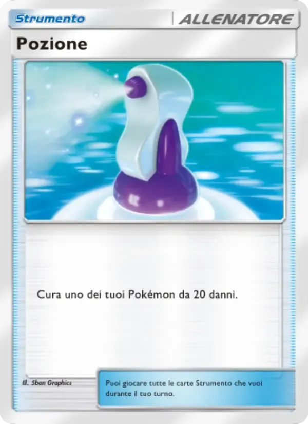 Potion card in Italian
