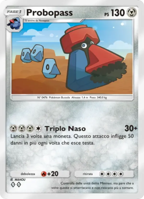Probopass card in Italian