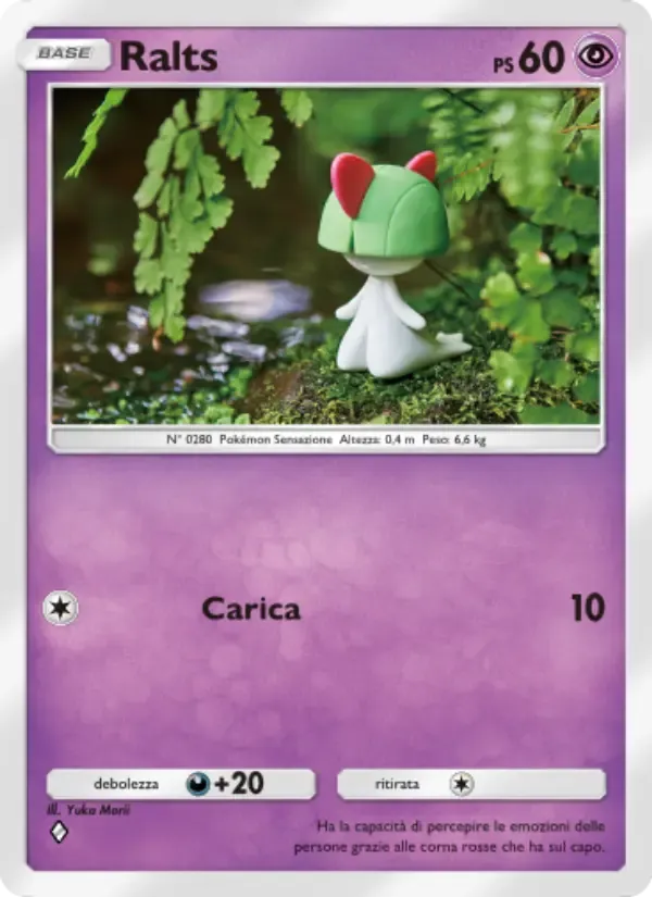 Ralts card in Italian