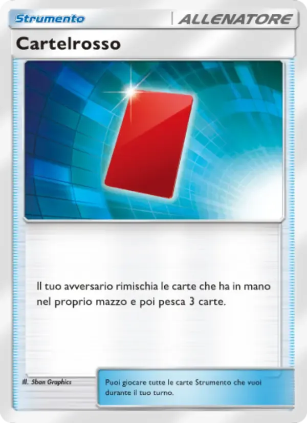 Red Card card in Italian