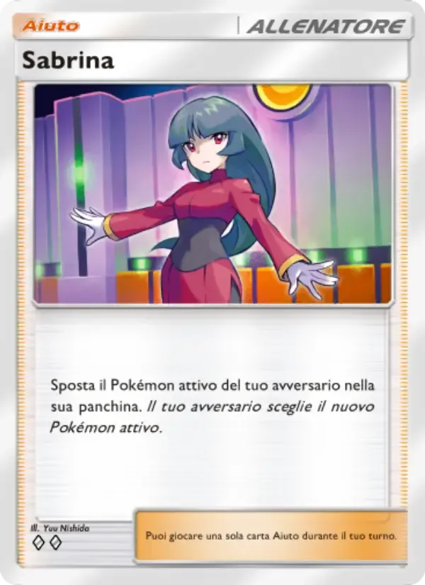 Sabrina card in Italian