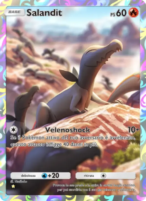 Salandit card in Italian