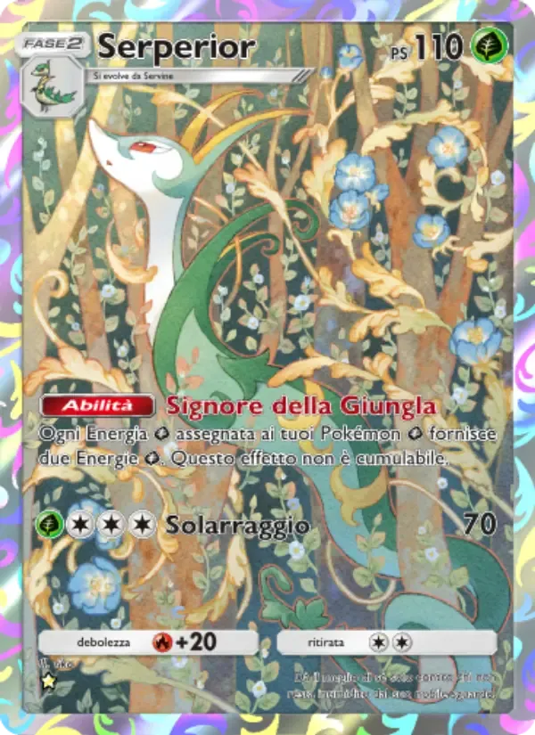 Serperior card in Italian