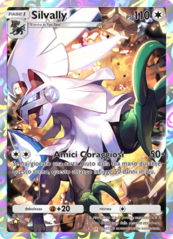 Silvally card in Italian