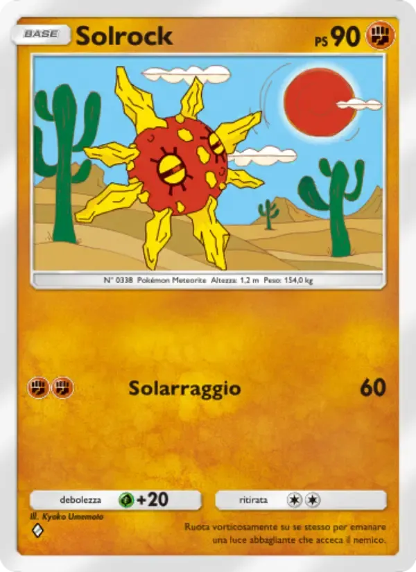 Solrock card in Italian