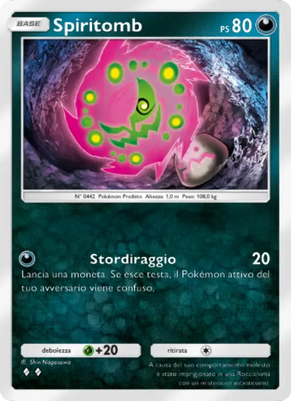 Thẻ Spiritomb bằng Tiếng Italy