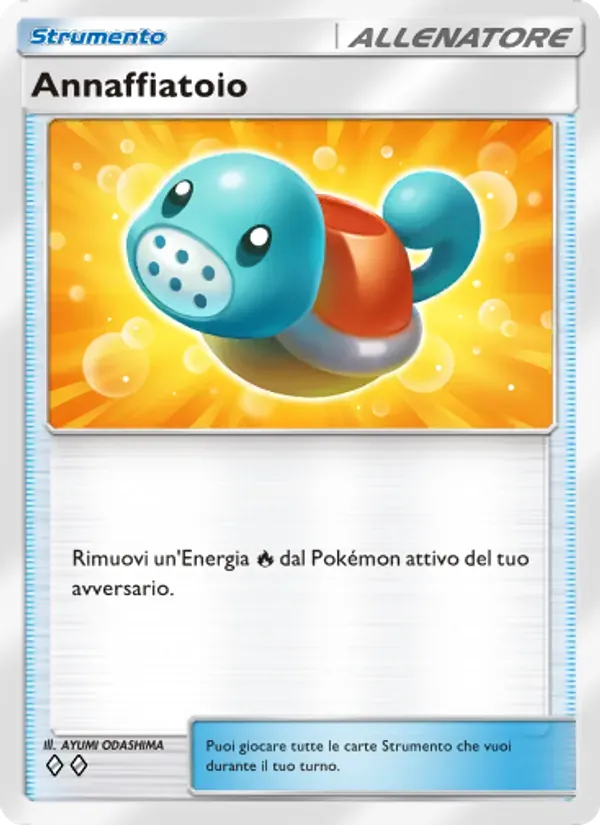 Squirt Bottle card in Italian