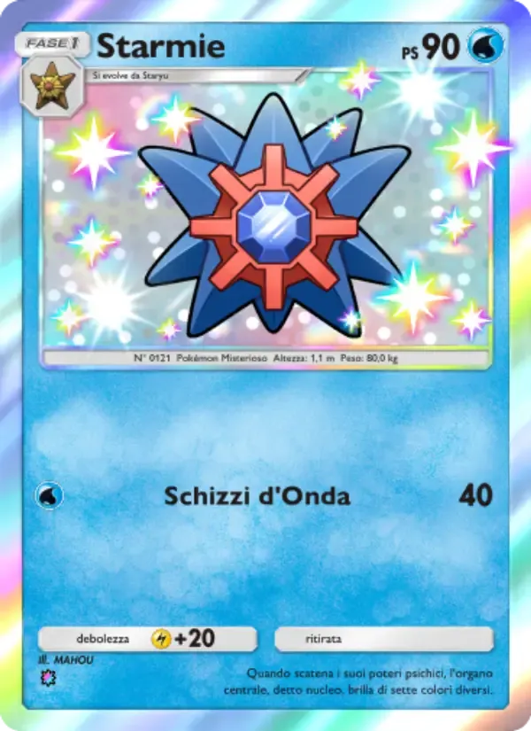 Starmie card in Italian