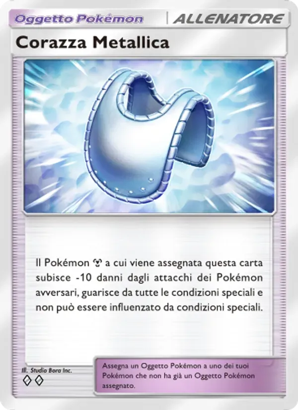Steel Apron card in Italian