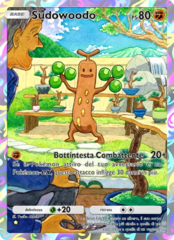 Sudowoodo card in Italian