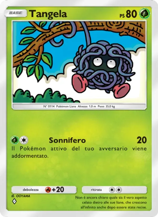 Tangela card in Italian