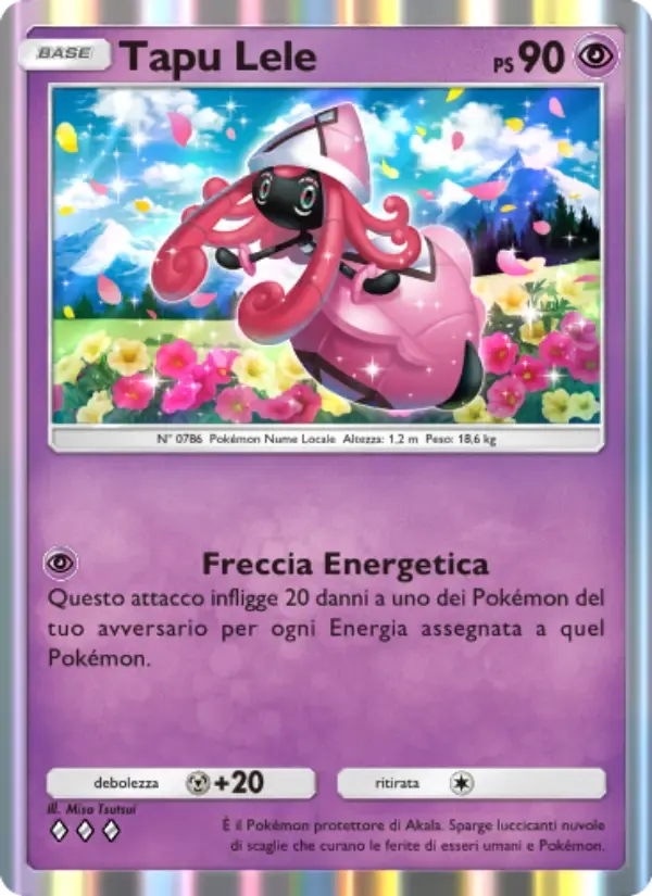 Tapu Lele card in Italian