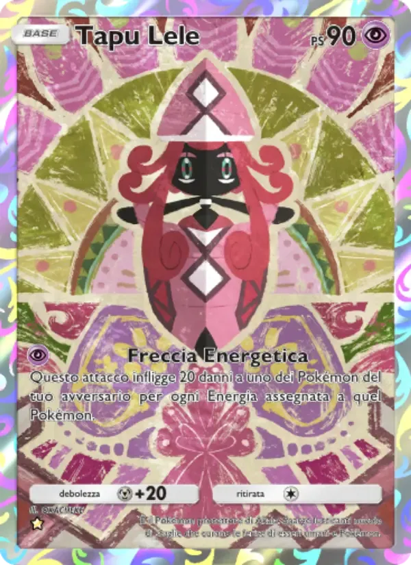 Tapu Lele card in Italian