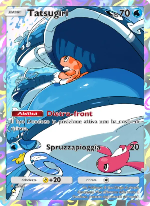 Tatsugiri card in Italian