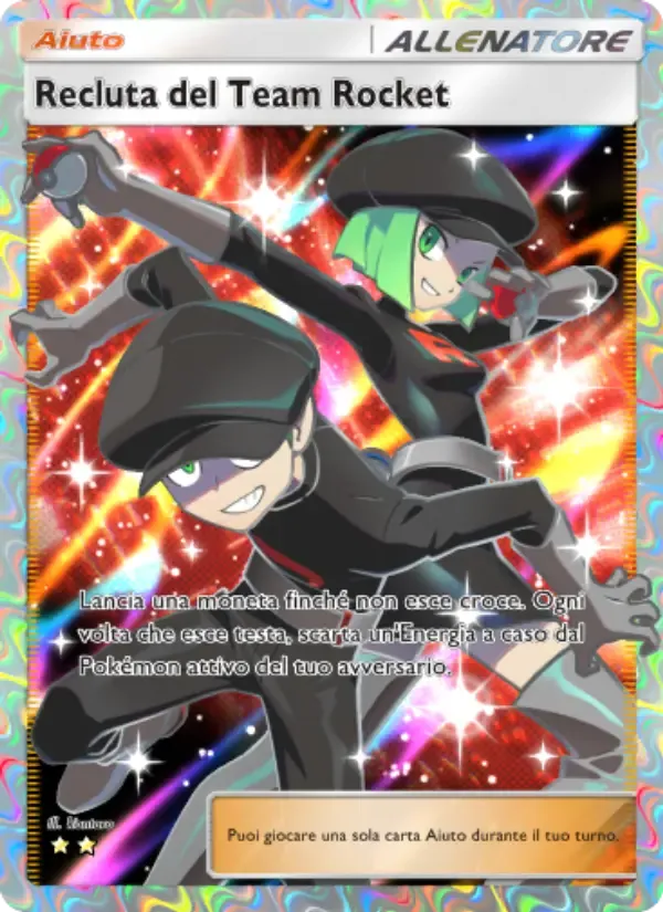 Team Rocket Grunt card in Italian