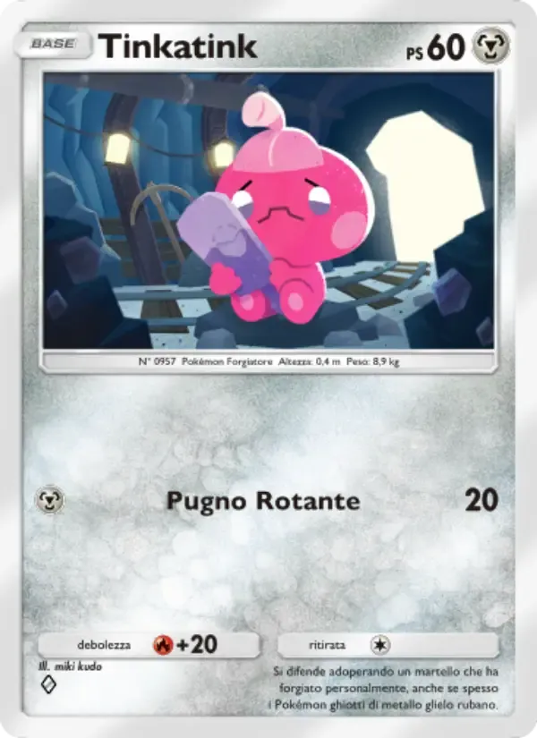Tinkatink card in Italian