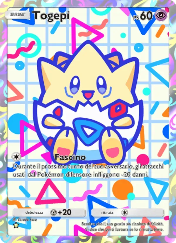 Togepi card in Italian