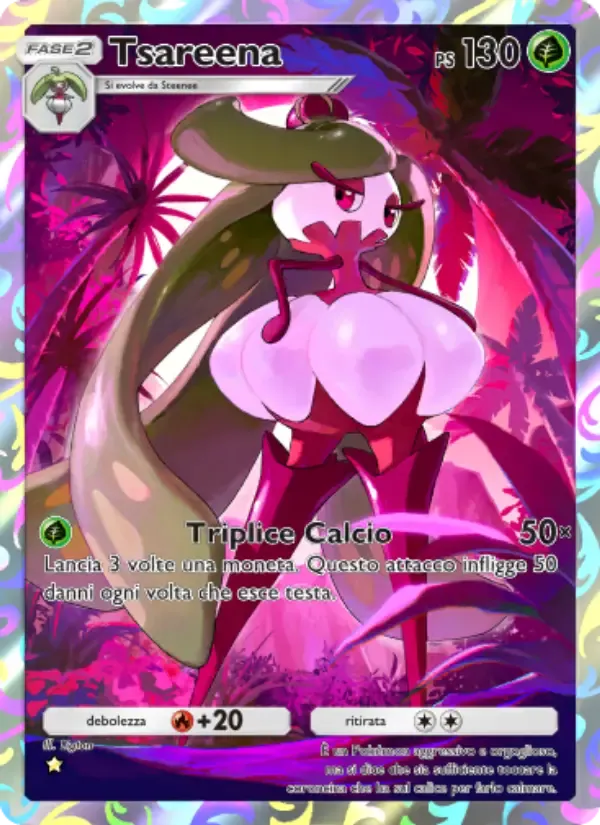 Tsareena card in Italian