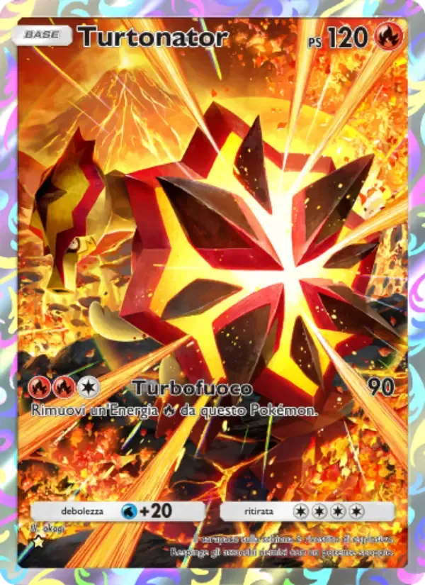 Turtonator card in Italian