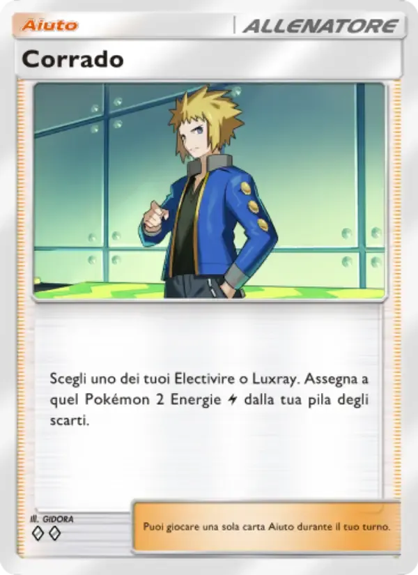 Volkner card in Italian