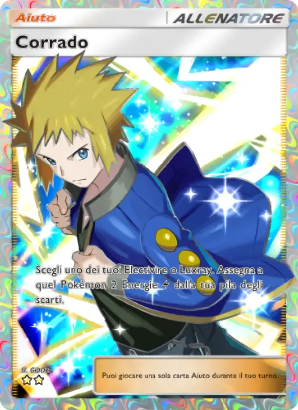 Volkner card in Italian