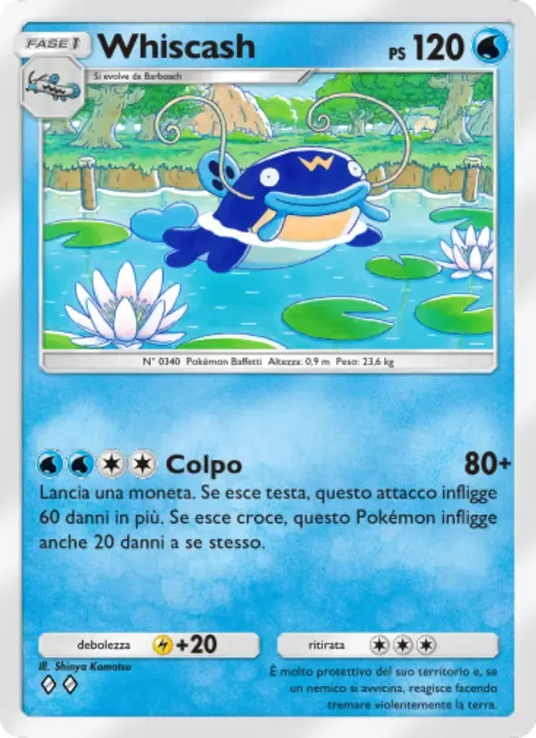 Whiscash card in Italian