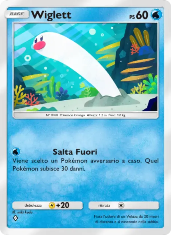 Wiglett card in Italian