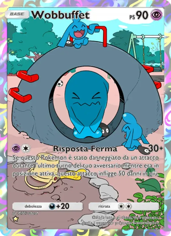 Wobbuffet card in Italian