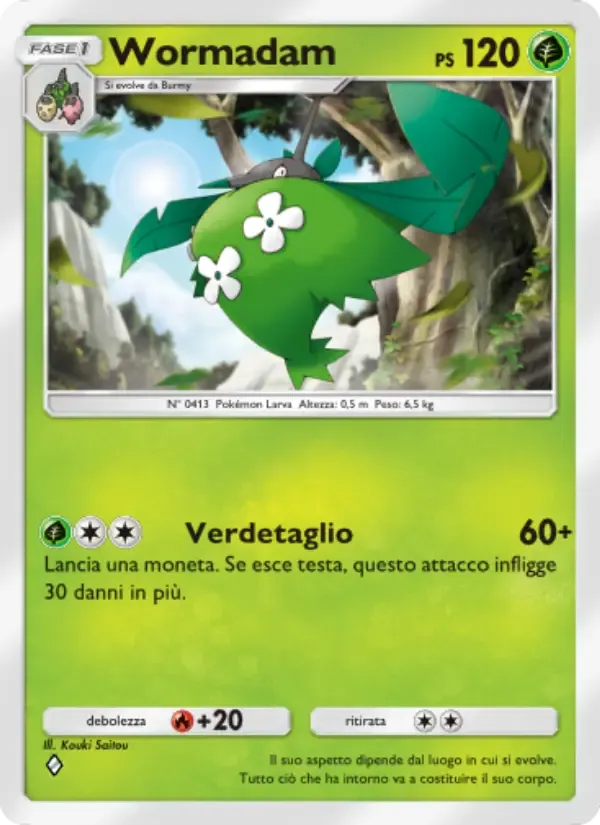 Wormadam card in Italian
