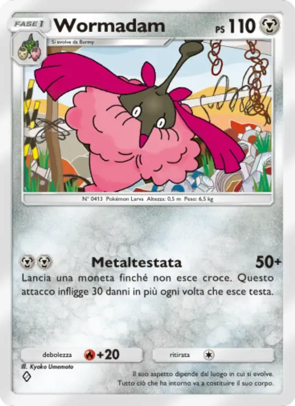 Wormadam card in Italian