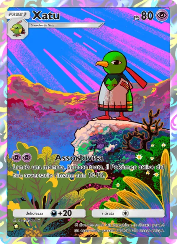 Xatu card in Italian