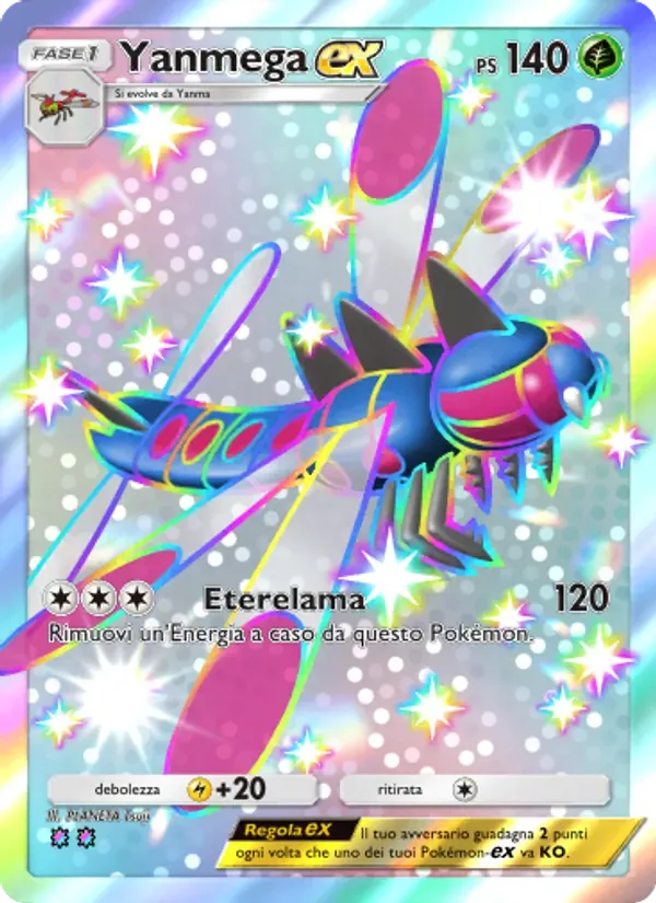 Yanmega ex card in Italian