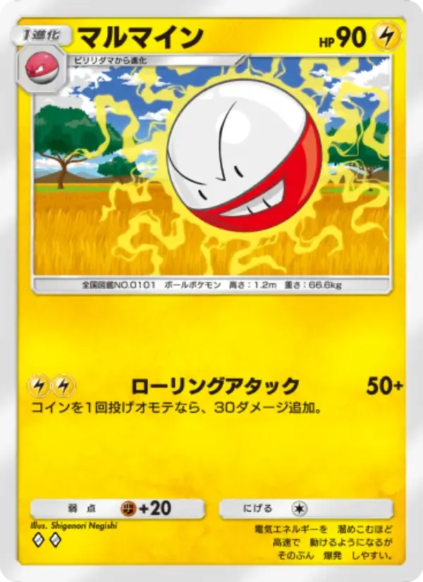Electrode card in Japanese