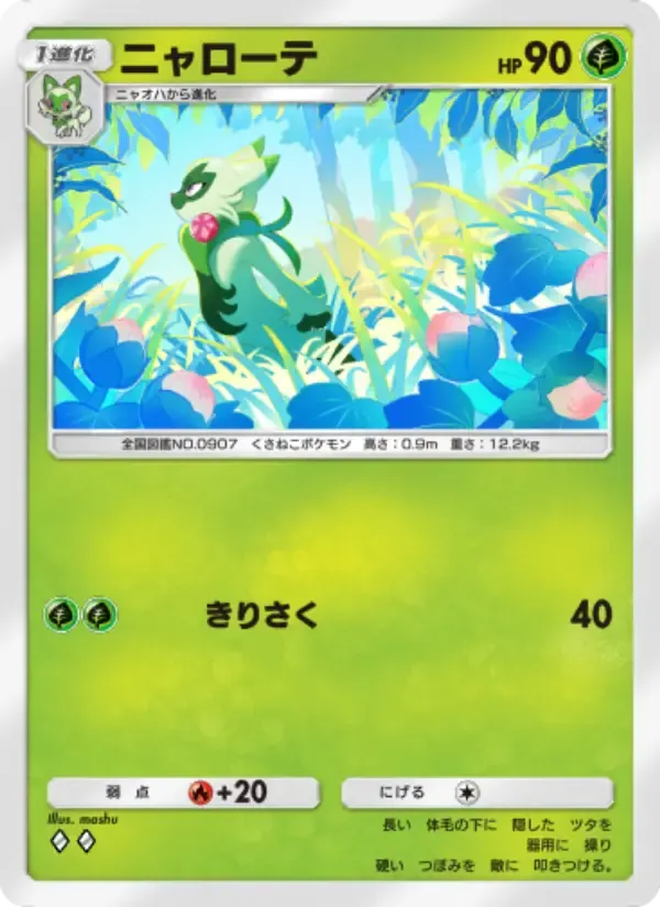 Floragato card in Japanese
