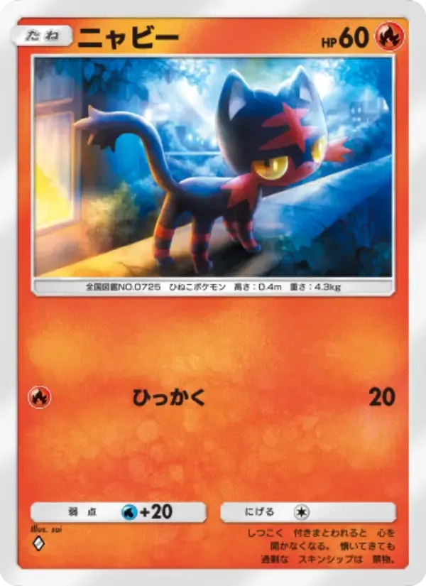 Carta di Litten in Giapponese
